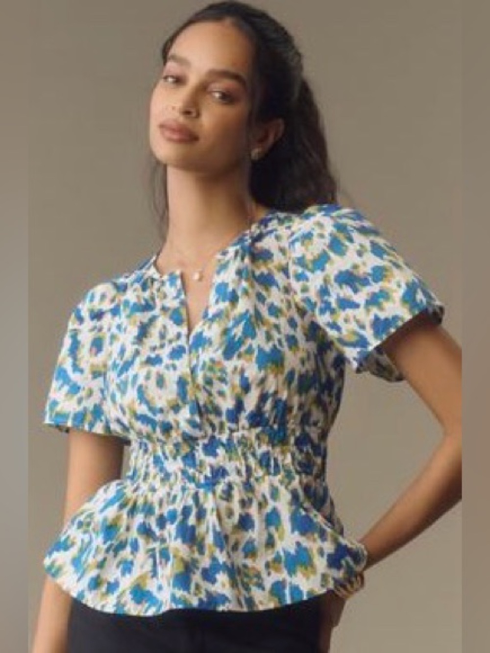 Anthropologie somerset blouse XL